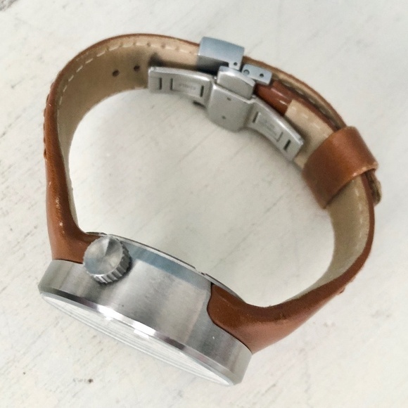 NIKE HERITAGE Chronograph‎ Vintage, Y2K, Mens Wrist Watch, Leather Strap, RARE - Picture 5 of 16